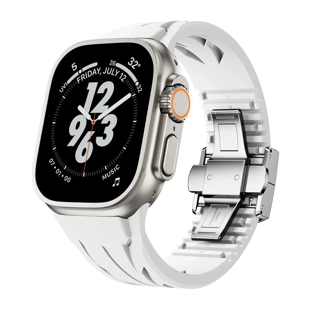 Denis Premium Silicone Sports Band - Durable, Comfortable & Sweatproof Fitness Wristband for Running, Gym & Outdoor Activities