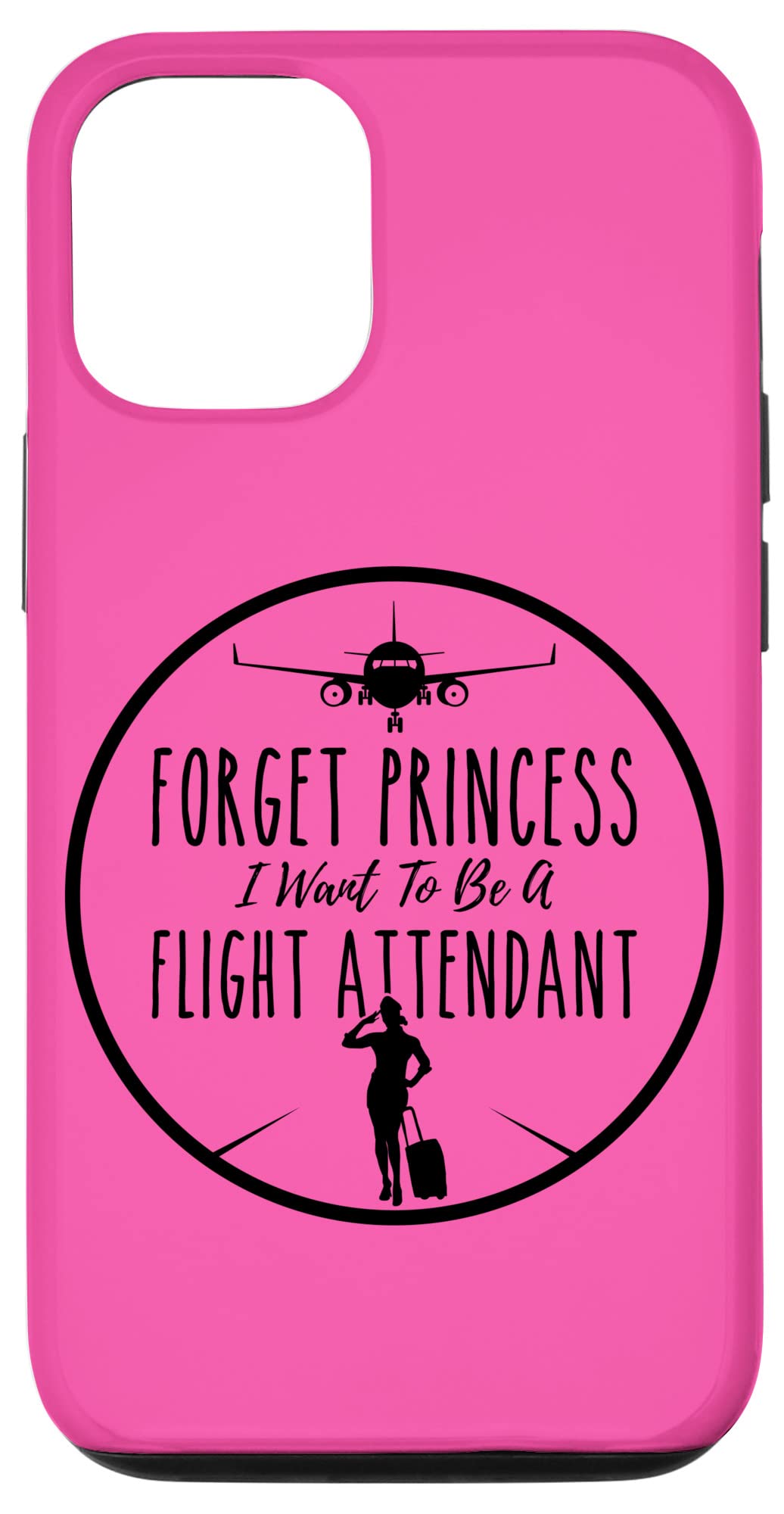 iPhone 12/12 Pro Flight Attendant Inspired Phone Case - Stylish Protective Cover for Travel & Aviation Enthusiasts | Perfect for Cabin Crew, Travel Lovers & Airplane Themed Gifts