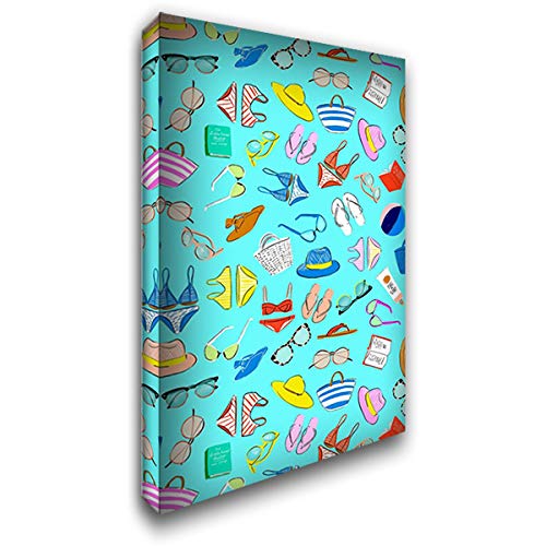 Blanckslate 24x40 Inch Large Gallery Wrapped Canvas Wall Art - Soak up The Sun Collection - Premium Stretched Canvas Painting for Living Room, Bedroom & Office Decor