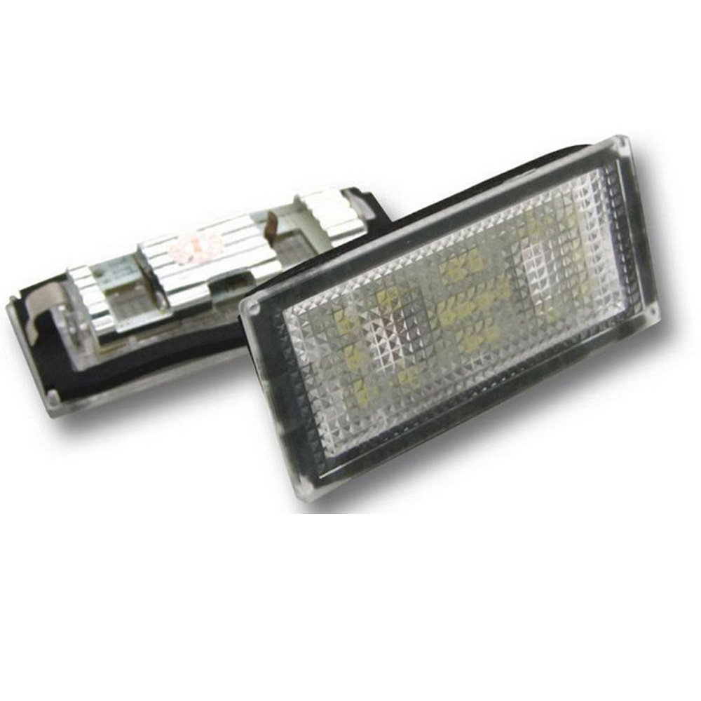 2X Error Free LED License Plate Lights for BMW E66 E65 7-Series 735i 750Li 760Li 2006-2008 – Bright Car Styling Upgrade for Night Driving & Enhanced Visibility