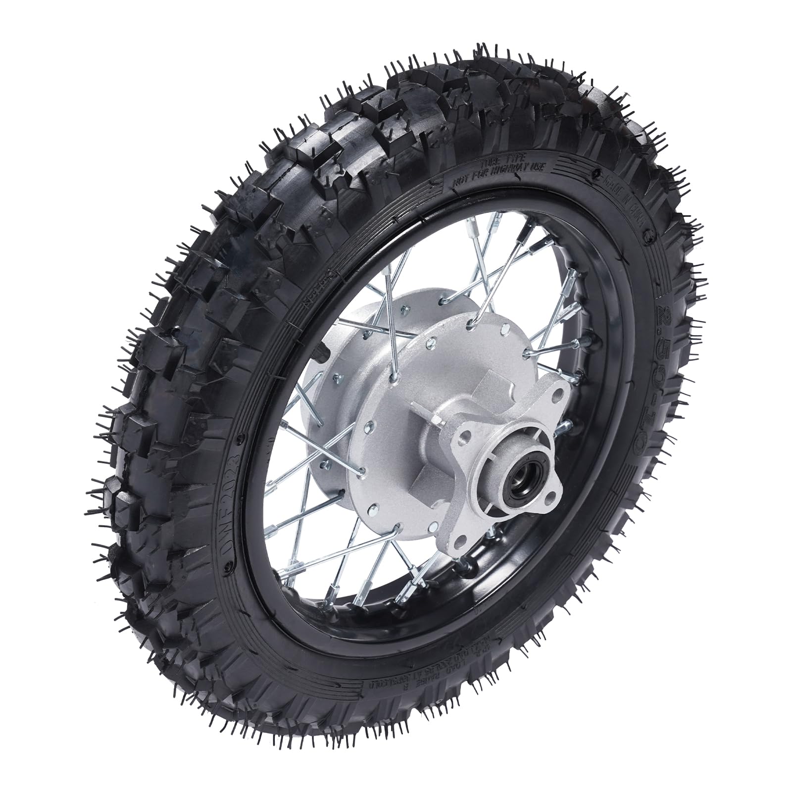 2.5-10 Front & Rear Wheel Set with Drum Brake - Compatible with Honda CRF50, XR50, BBR, KLX & Dirt Bikes - Complete Tire Rim Assembly for Pit Bikes & Mini Motocross - Perfect for Off-Road Racing, Trail Riding & Youth Motocross