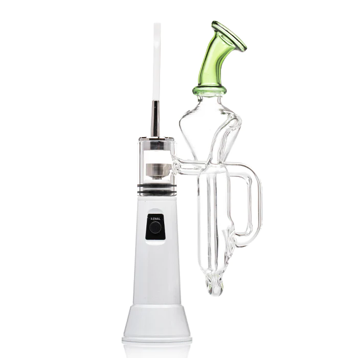 Leaf Buddi X Enail Wax Vaporizer Kit - Portable E Rig for Concentrates | Electric Dab Rig with Quartz Banger & Carb Cap | Perfect for Home Use, Travel, and On-the-Go Dabbing
