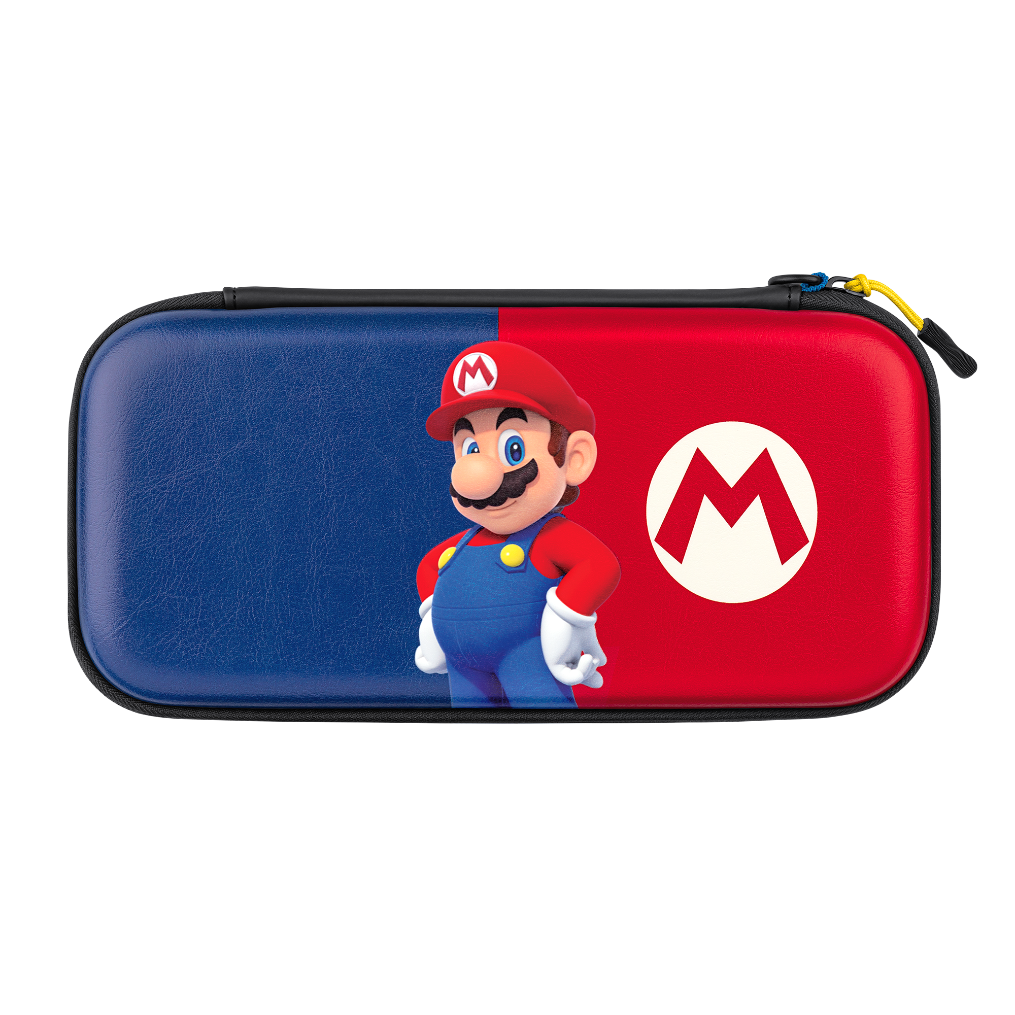 Super Mario Colorblock Travel Deluxe Case - Nintendo Themed Carry-On Luggage for Gamers & Travel Enthusiasts - Perfect for Airplane, Road Trips & Convention Travel