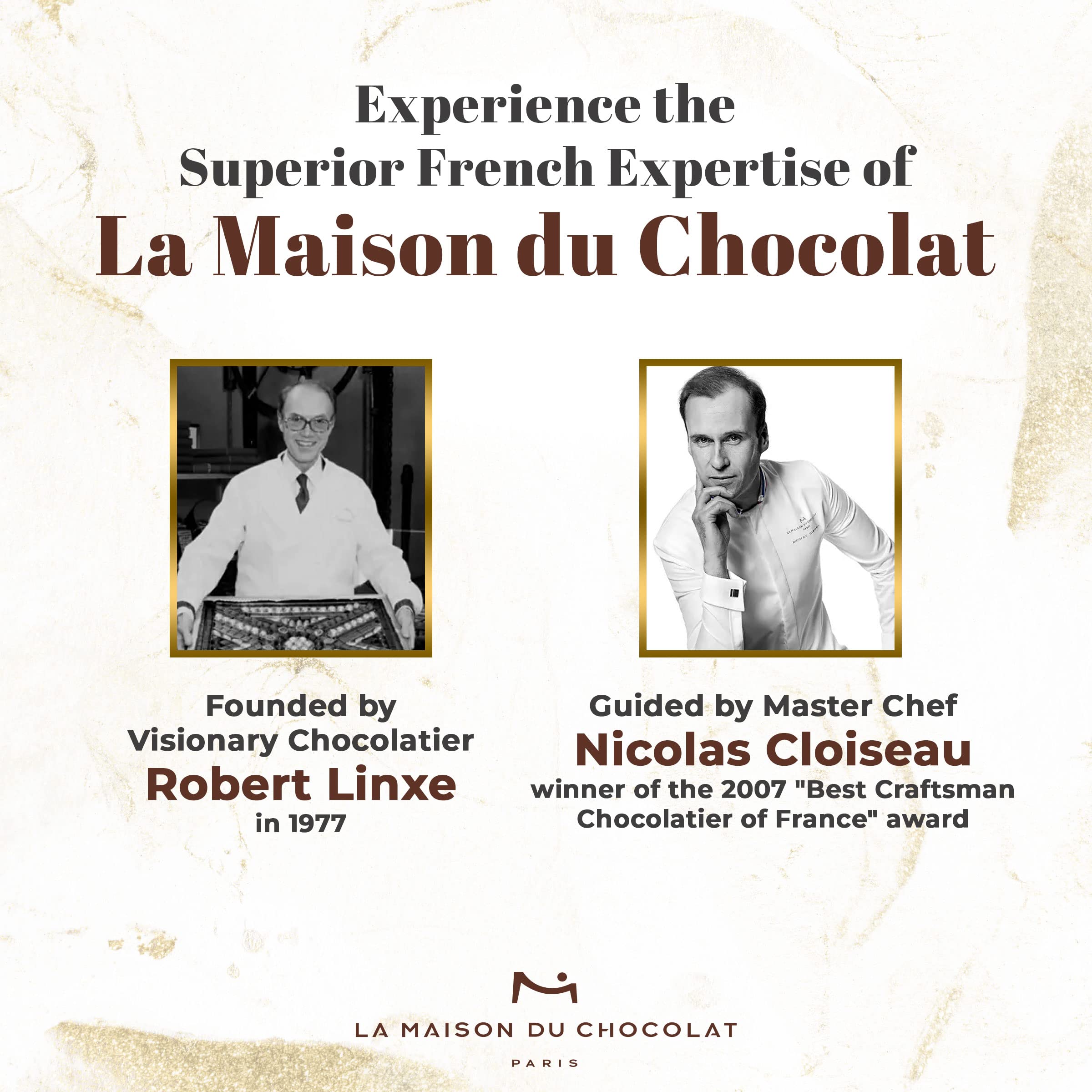 Premium La Maison Du Chocolat Macaron Gift Box - 24pcs Gourmet French Dark Chocolate Filled Macarons with Assorted Flavors | Perfect for Gifts, Parties & Special Occasions