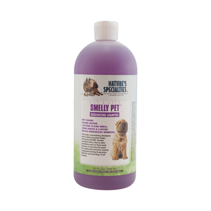 Nature's Specialties Smelly Pet Shampoo for Dogs & Cats - Odor Eliminating Formula with Natural Ingredients | Perfect for Bath Time & Grooming
