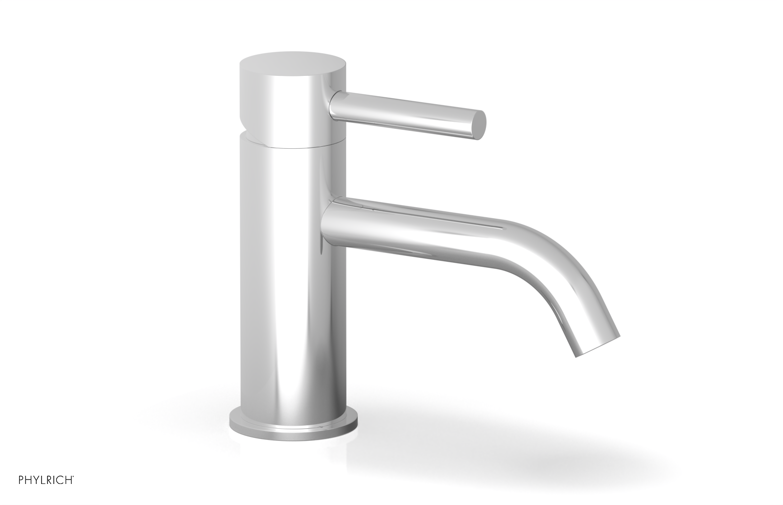 BASIC II Single Hole Bathroom Faucet with Lever Handle - Chrome Finish for Modern Sink Vanity - Perfect for Home, Hotel & Commercial Use