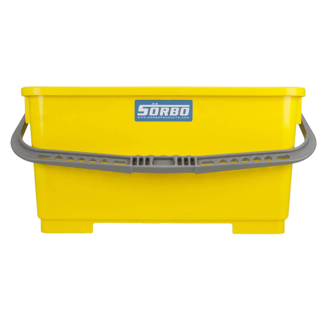 18 Inch Sörbo Bucket with Clips - Heavy Duty Cleaning Bucket for Squeegee and Washer, Perfect for Leif Cart, Window Washing, and Commercial Cleaning