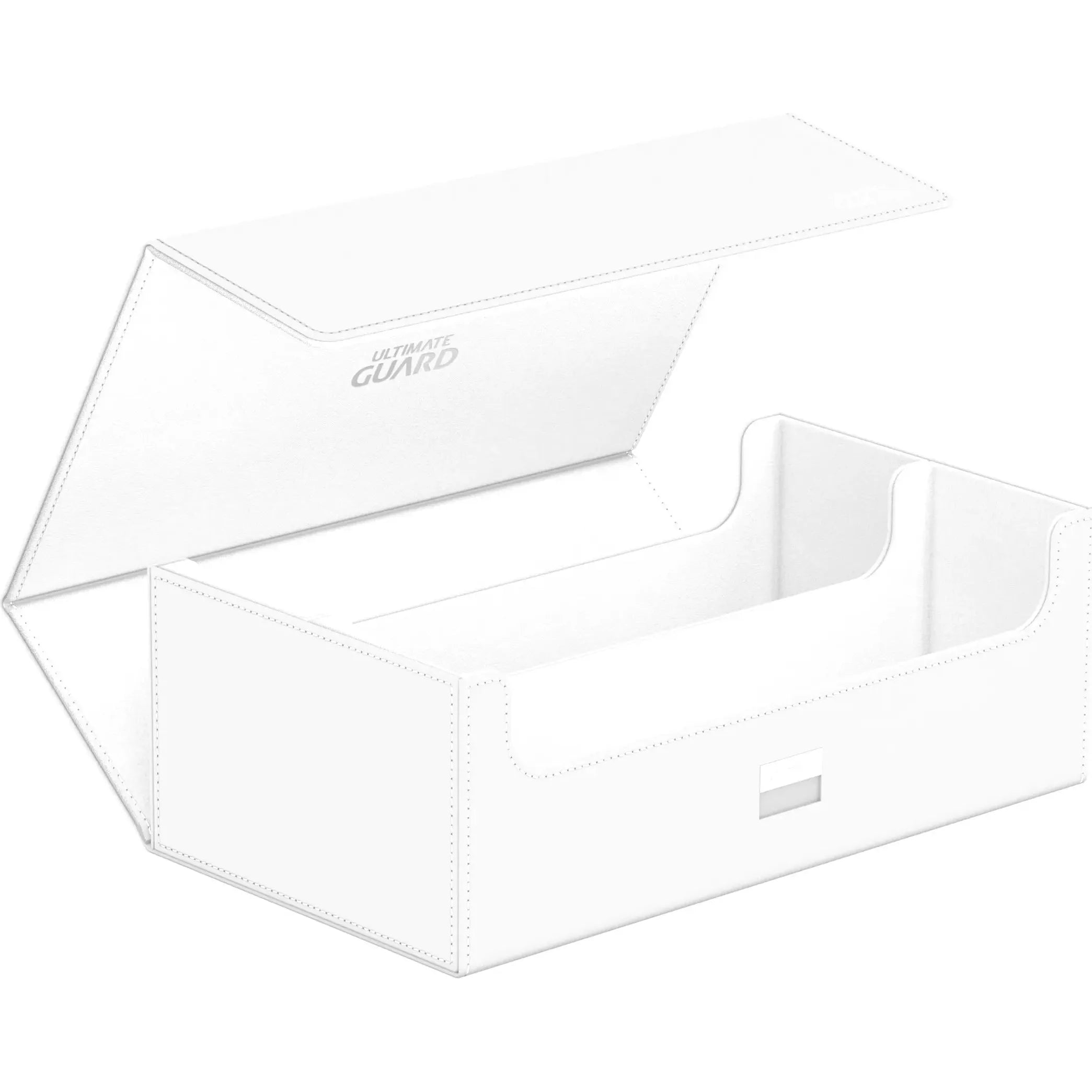 ArkHive Flip Case - Premium Xenoskin & White Monocolor Design for iPhone 14/15 | 800+ Card Capacity | Slim Protective Wallet Case for Everyday Use & Travel