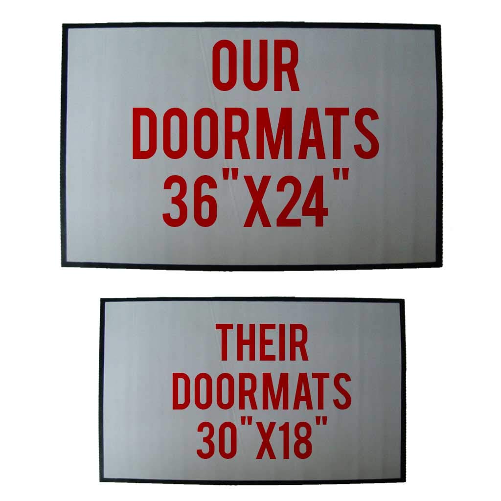 Realtor Doormat 24x36 Inches - Welcome Home Gift for Real Estate Agents - Non-Slip Front Door Mat with 'Home Sweet Home' Design - Perfect for Housewarming & Closing Gifts