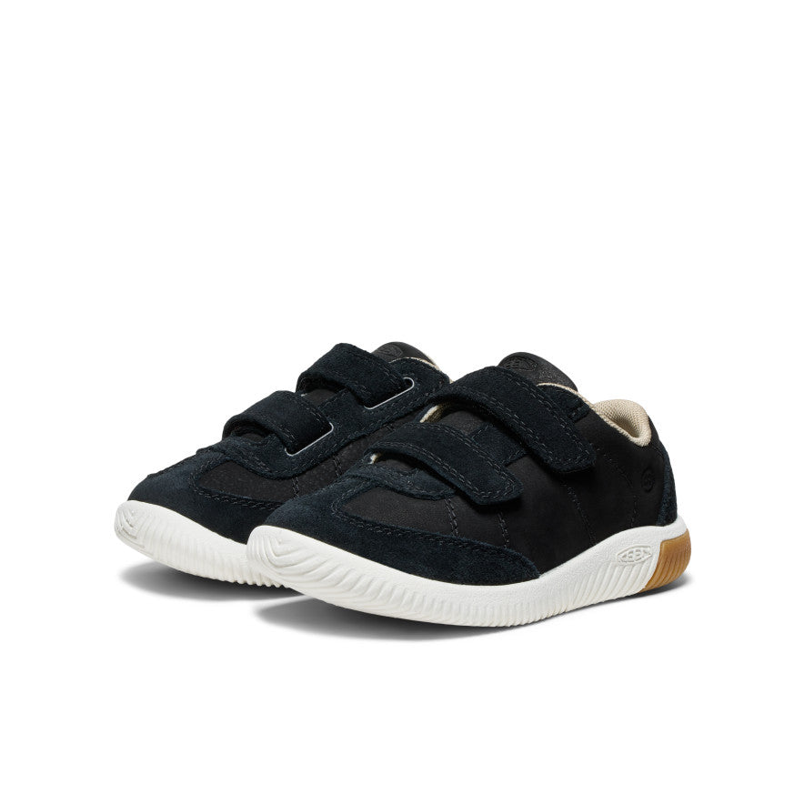 KNX T Toe Sneakers for Toddlers & Little Kids - Black/Star White | Comfortable & Lightweight for Playtime, School & Daily Wear