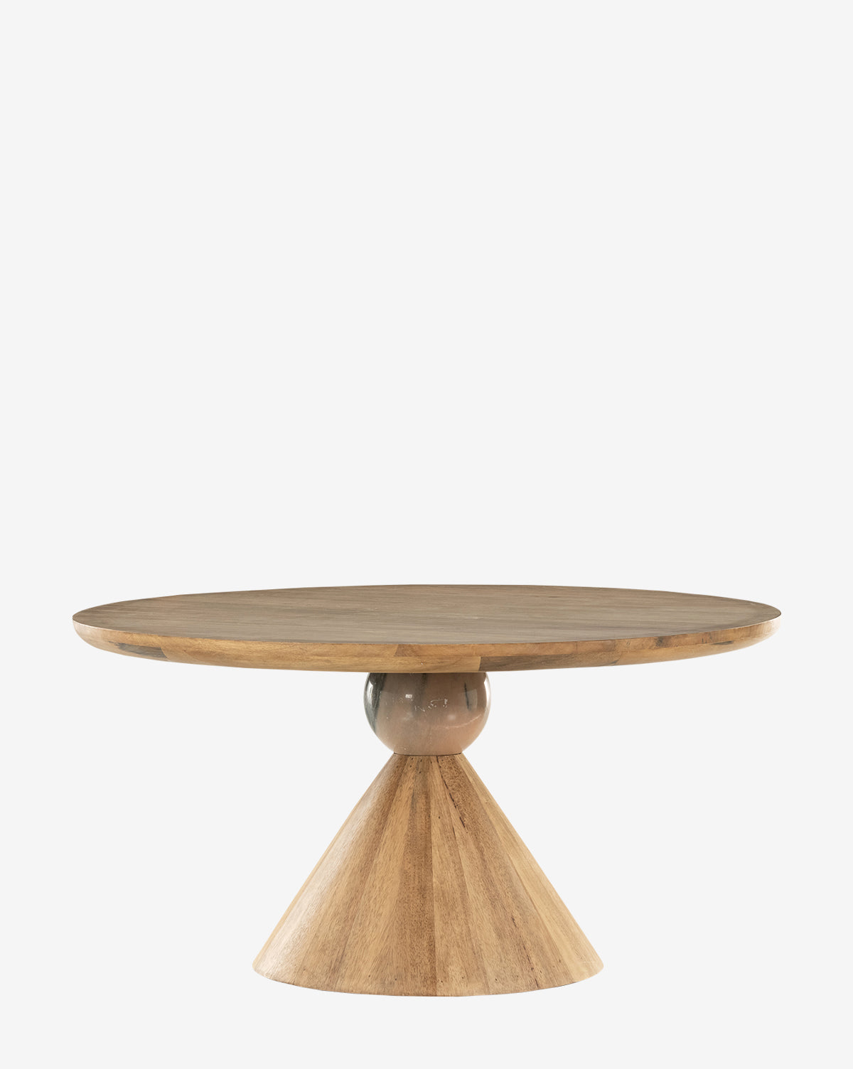 Pedretti Modern Dining Table - Solid Wood Kitchen Table for 6 - Farmhouse Style Dining Room Furniture for Home & Restaurant Use