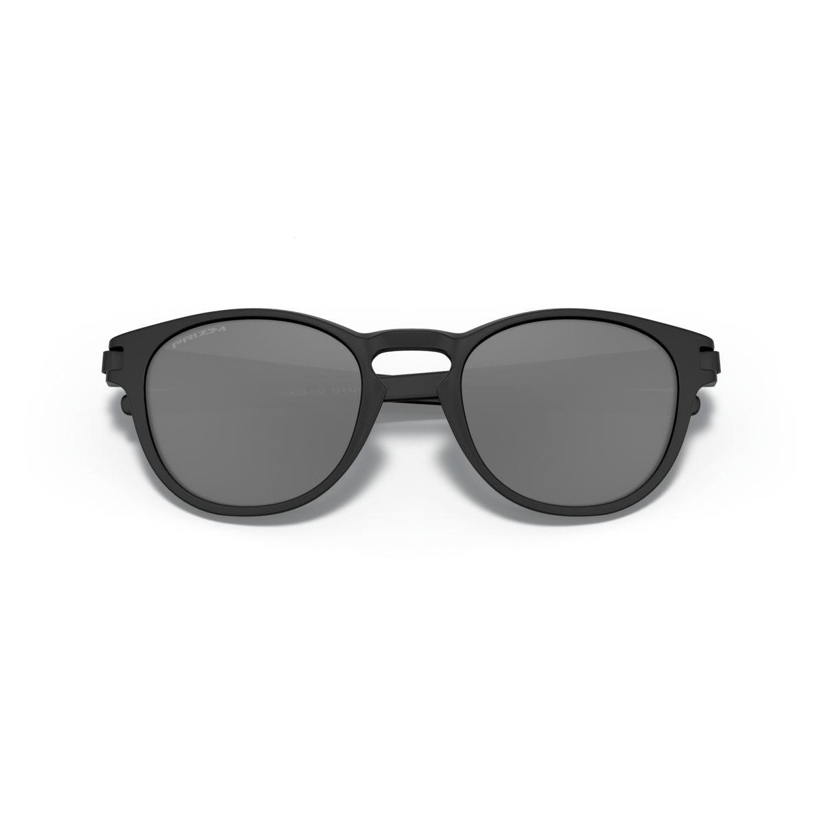 Oakley Latch Sunglasses Matte Black with Prizm Black Lenses - Low Bridge Fit for Asian Faces (Model 0OO9349 934911) | Perfect for Driving, Running & Outdoor Sports