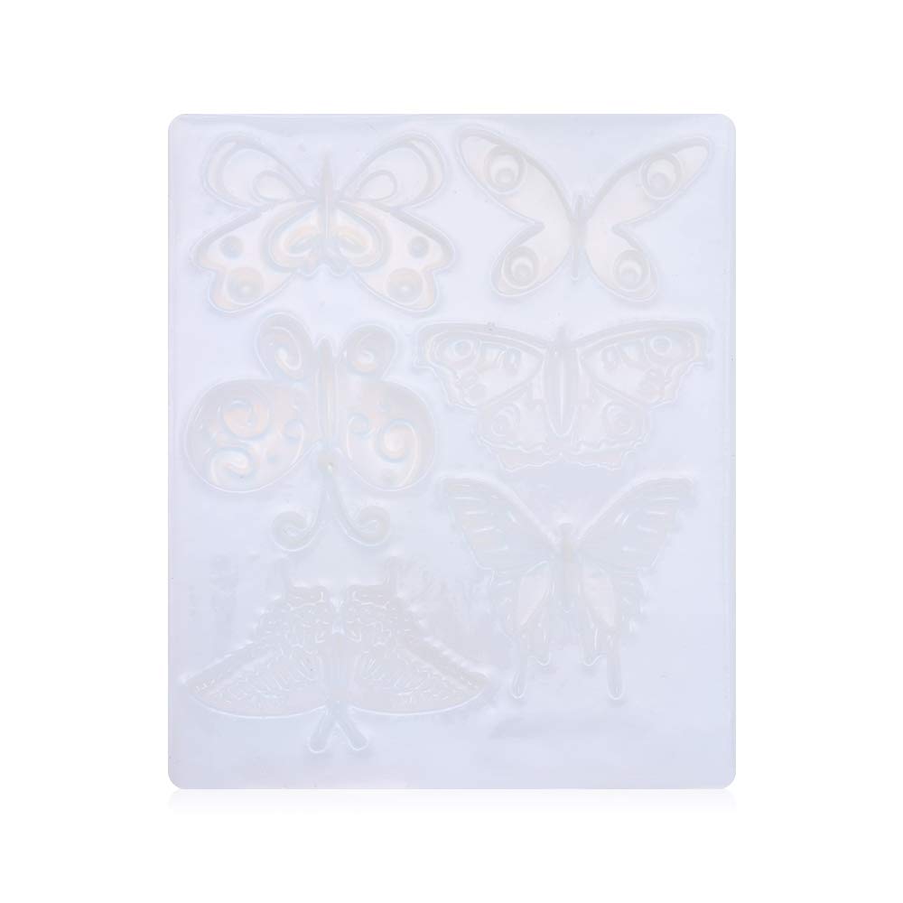 Butterfly Resin Charms Molds - UV Resin Liquid Silicone Jewelry Making Kit for Necklace Pendants - DIY Craft Supplies for Handmade Jewelry & Home Decor