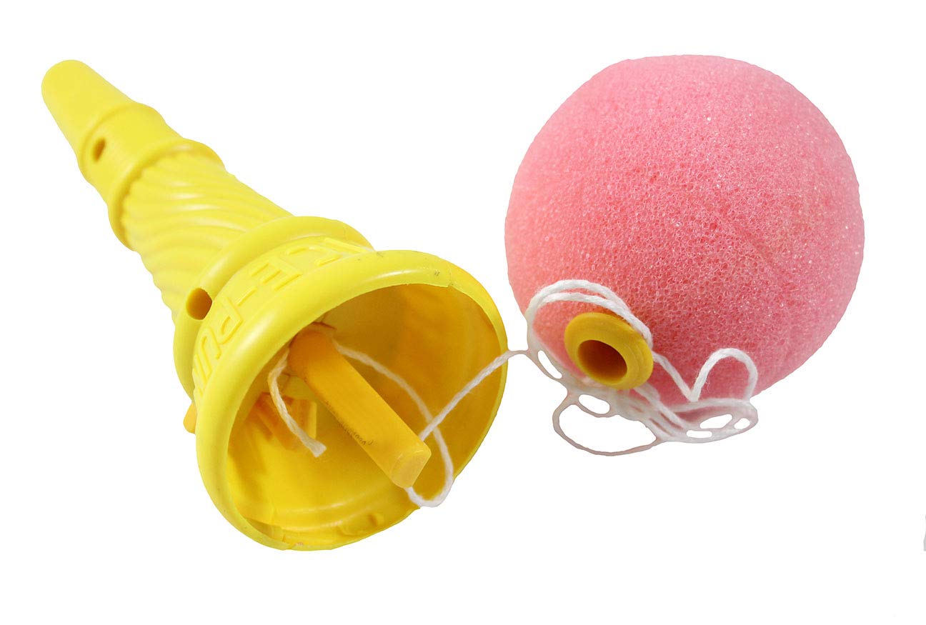 Bulk 12 Small Ice Cream Cone Shooter Popper Toys - Foam Ball Launcher Fun Novelty Party Favors for Kids Birthday, Carnival & Summer Outdoor Games