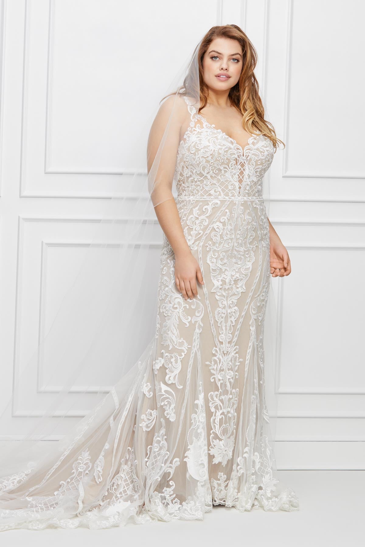 Wtoo Viola 11109 Wedding Gown - Elegant Lace Bridal Dress for Church Ceremony & Formal Events