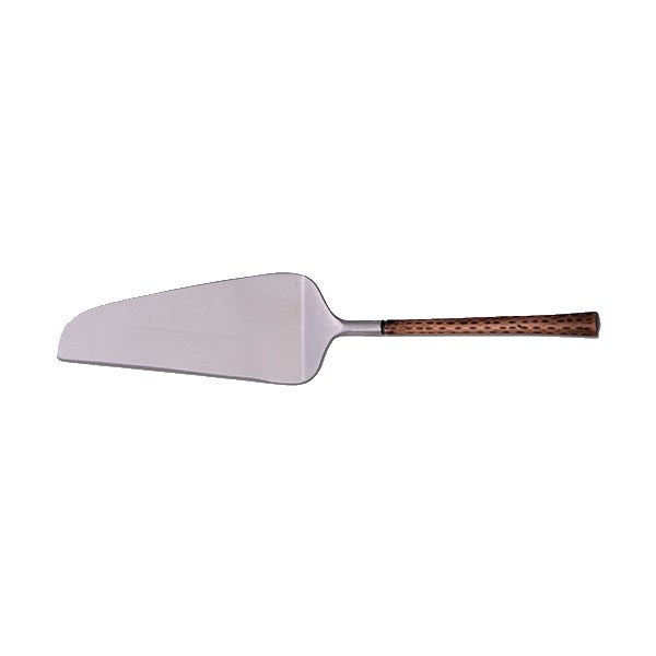 Arcata 036821 Stainless Steel Pie Server with Elegant Copper Handle - 9 Inch Perfect for Serving Desserts, Cakes, and Pies at Parties, BBQs, and Family Gatherings