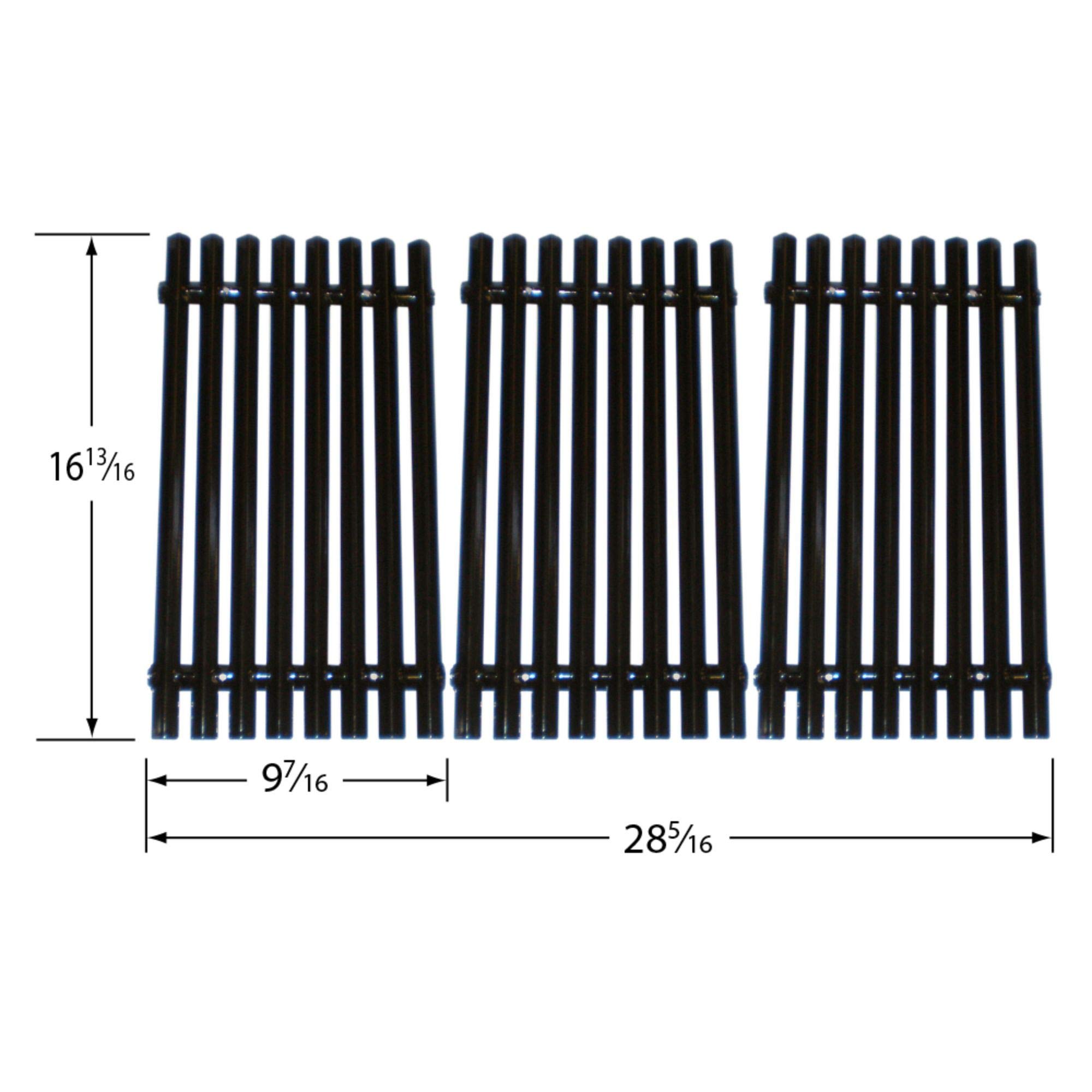 Premium 3-Piece Stainless Steel Cooking Grid Replacement for Charbroil & Kenmore 28.25