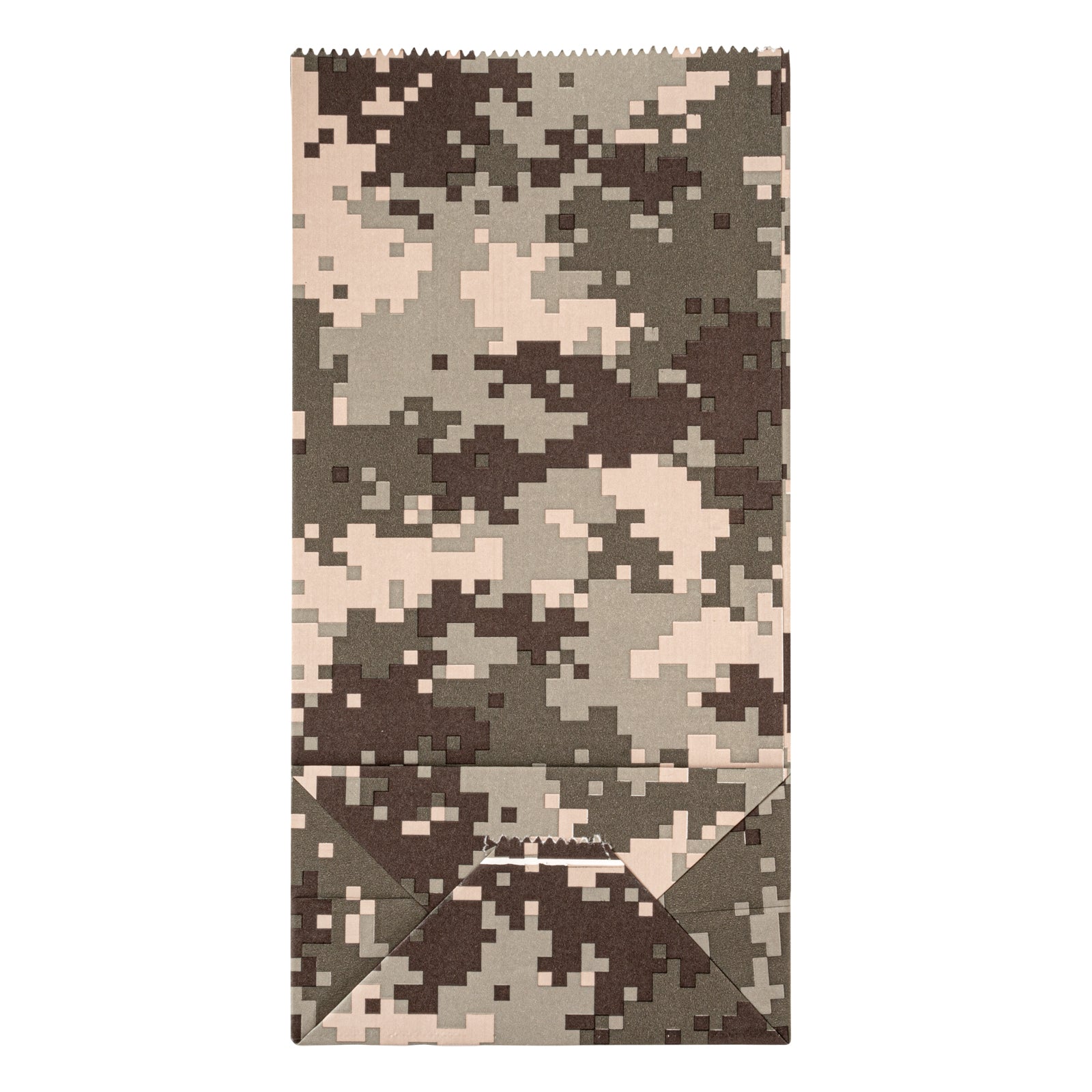 Camouflage Paper Bags 2 lb Capacity - 4.25