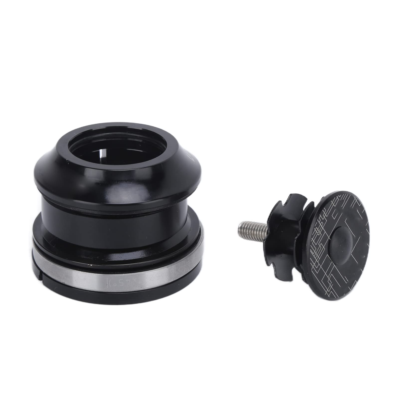 360° Rotating Double Bearings Bike Headset - Sealed Metal Bearings, Waterproof Rubber Design for Mountain Bikes | Perfect for Off-Road Cycling & All-Weather Riding