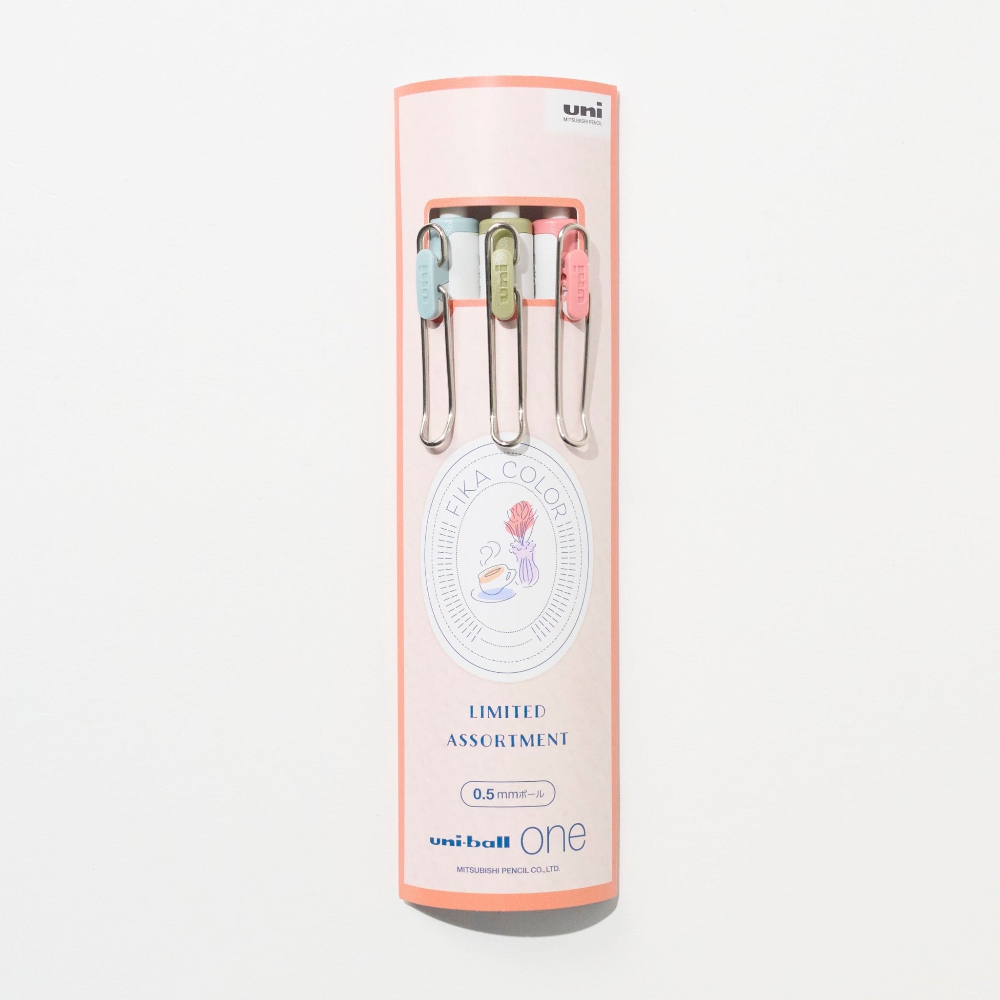 Limited Edition Uni-Ball One Fika Color Pen Set - Premium Mitsubishi Pencils for Journaling, Note Taking & Creative Writing