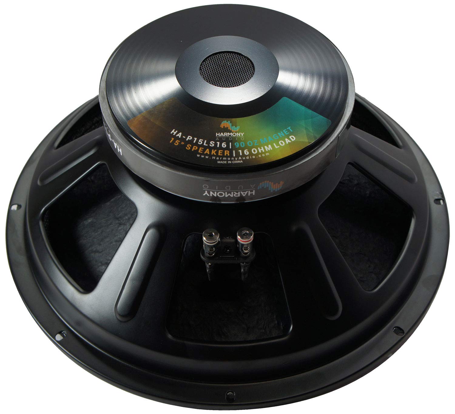 Harmony Audio HA-P15LS16 15-Inch 1000W Professional PA Subwoofer Speaker - 16 Ohm Woofer with 90oz Magnet for Live Music, DJ Performances & Home Theater Systems