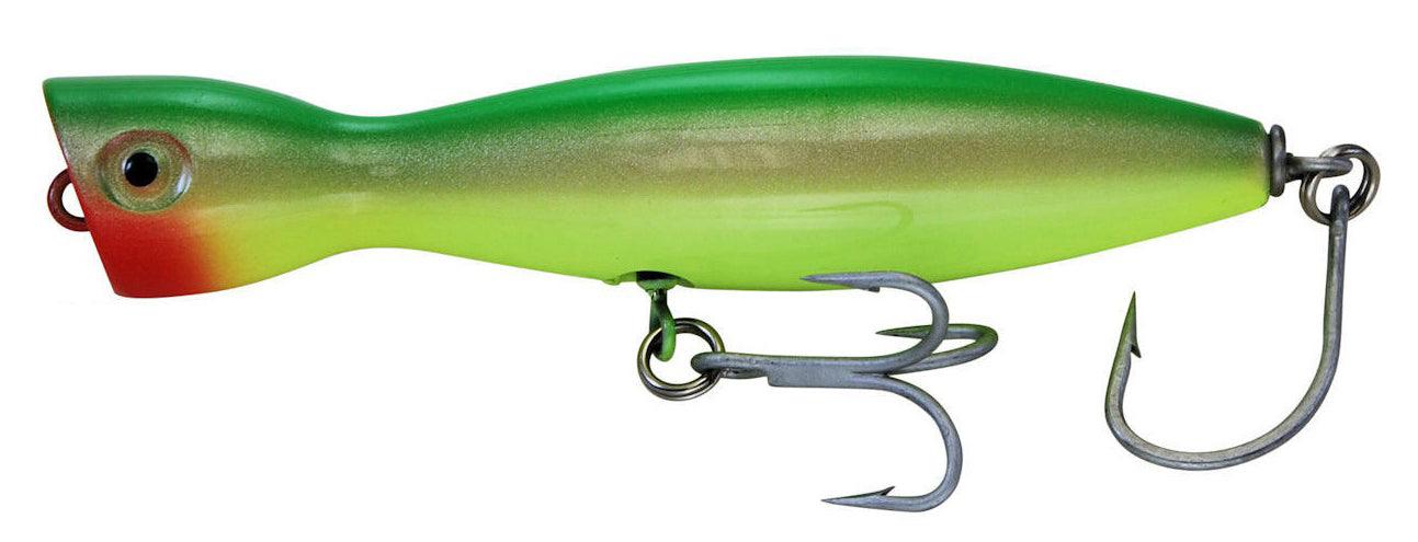 Super Strike Sinking Little Neck Popper Fishing Lures - Saltwater & Freshwater Bass Fishing Topwater Lures for Striped Bass, Bluefish, and More
