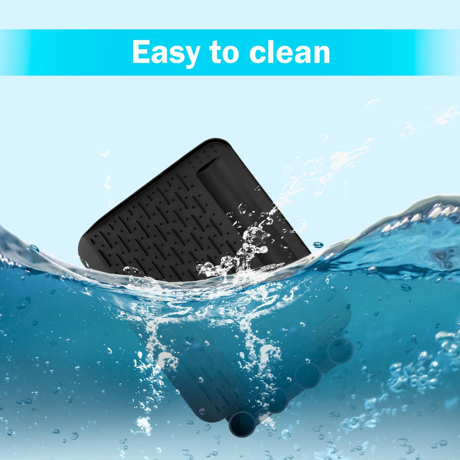 Vacuum Cleaner Stand - Universal Storage Docking Station Holder for Vacuums & Accessories with Non-Slip Silicone Mat (Black) | Perfect for Home, Office & Garage Organization