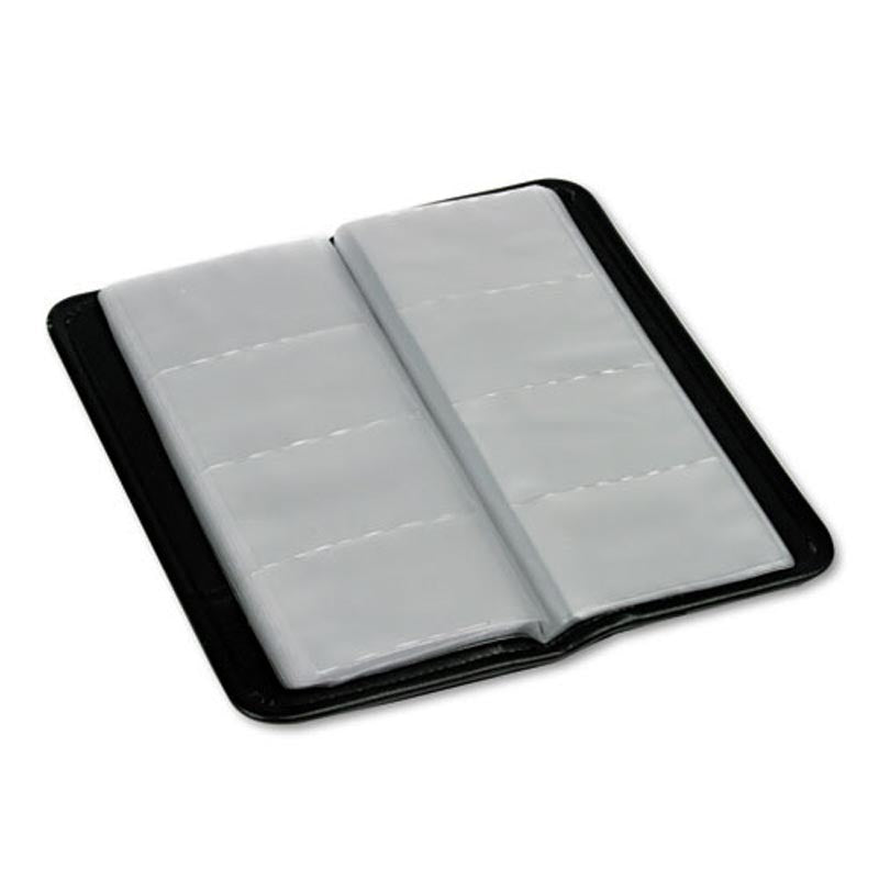 Premium Vinyl Business Card Holder - Organize and Protect Your Cards | Perfect for Offices, Networking Events, and Professional Use