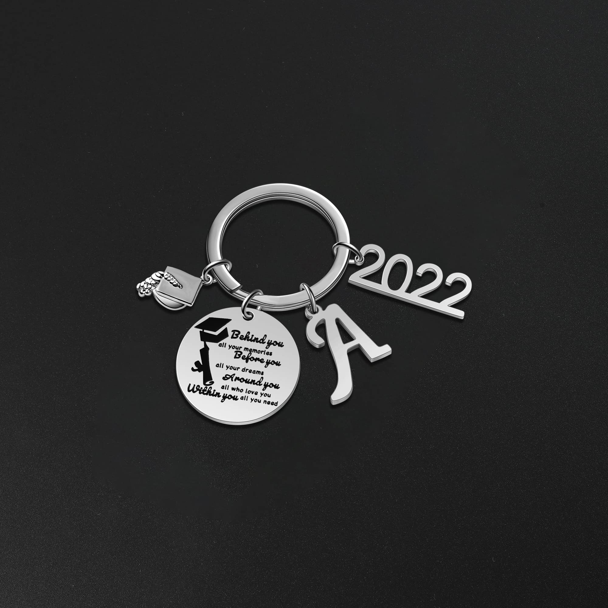 GLIVEOR Graduation Gifts for Women - Inspirational Compass Keychain for College Graduates, Class of 2022 - Perfect for Commencement Ceremonies, Graduation Parties & Congratulations Gifts