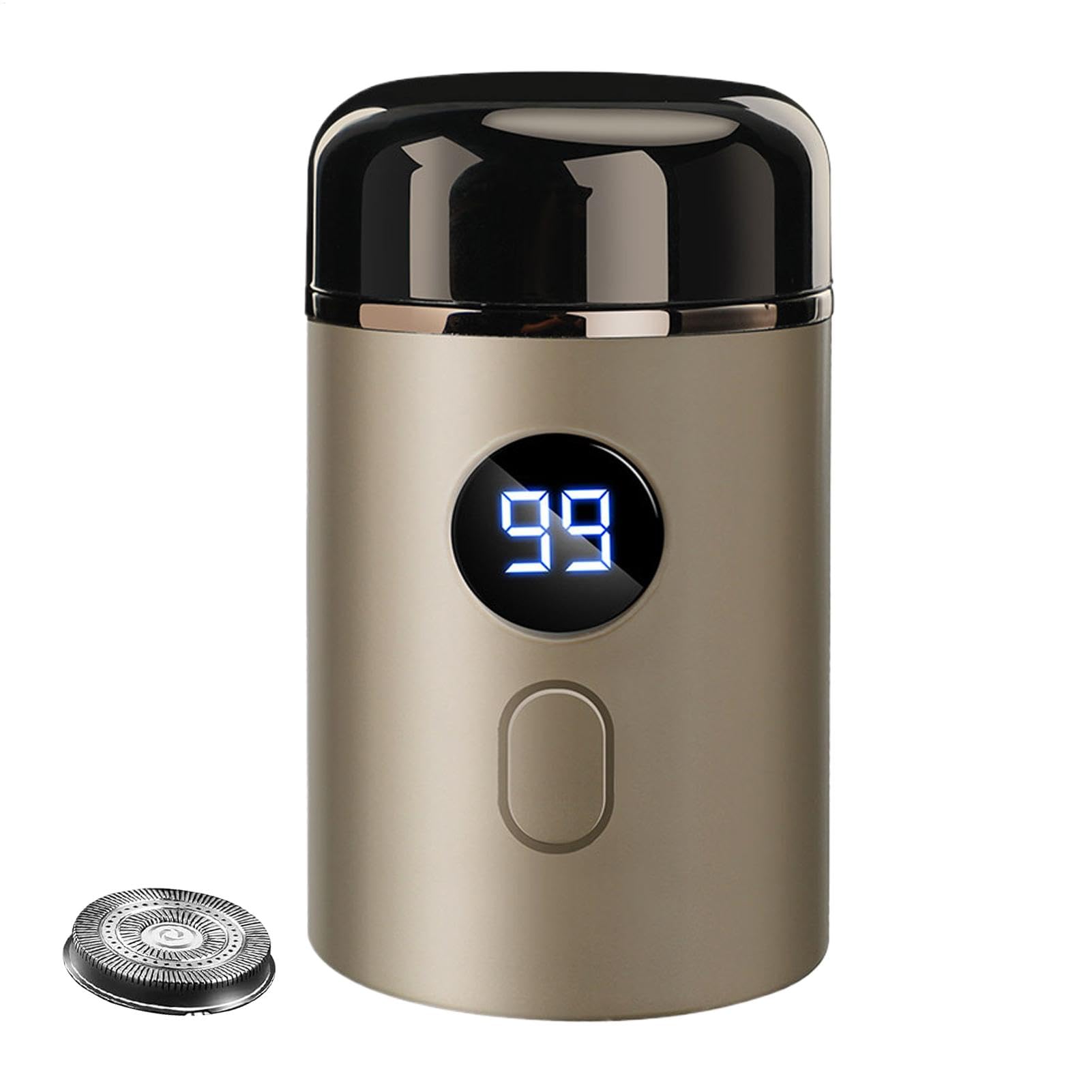 Men's Travel Electric Shaver - Portable Rechargeable Beard Trimmer & Body Groomer | Compact Shaving Machine for Business Trips, Gym, Camping & Father's Day Gifts