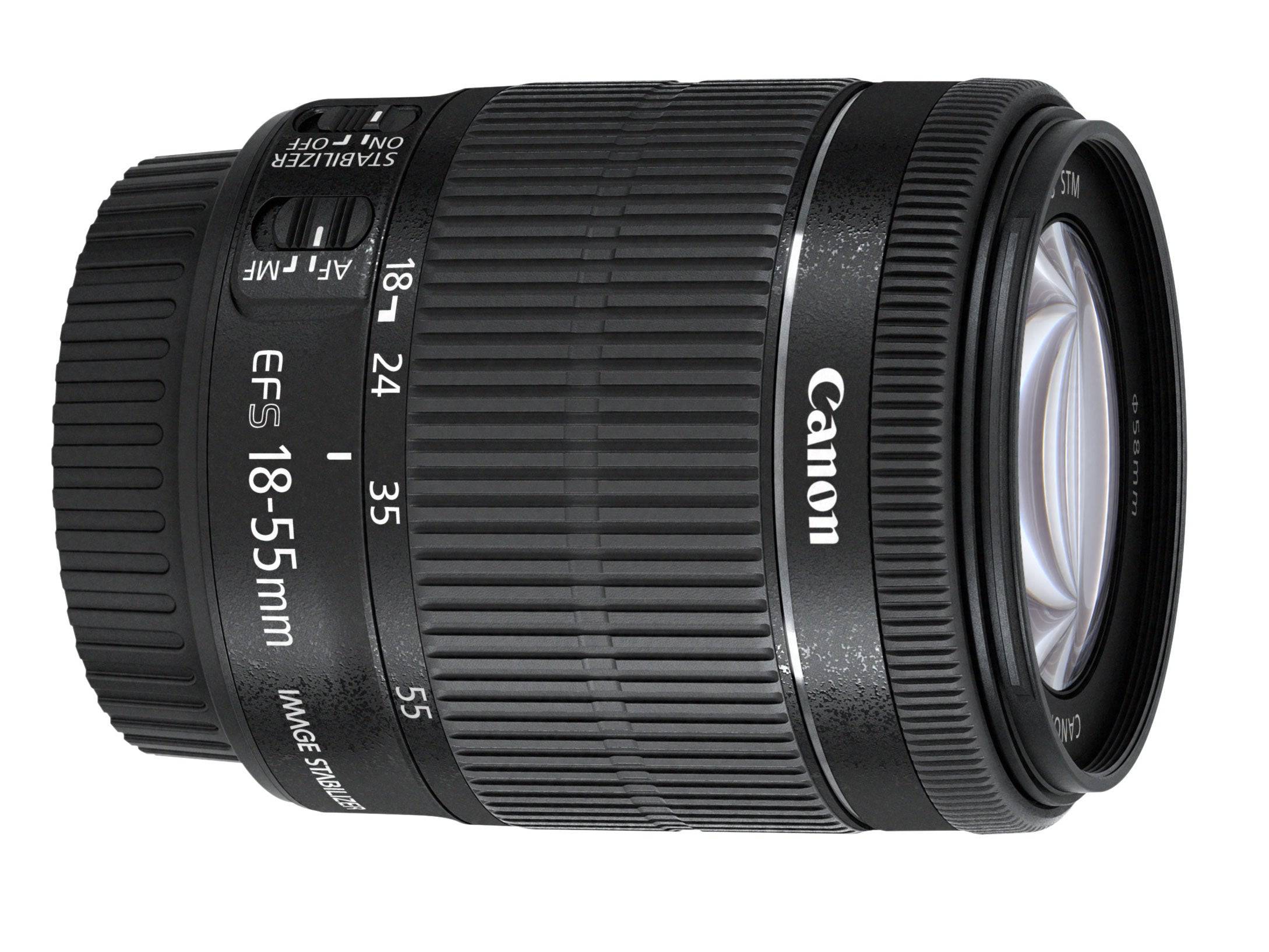 Canon EF-S 18-55mm f/3.5-5.6 IS STM Lens Kit with Deluxe Accessories - Perfect for DSLR Photography, Travel & Vlogging