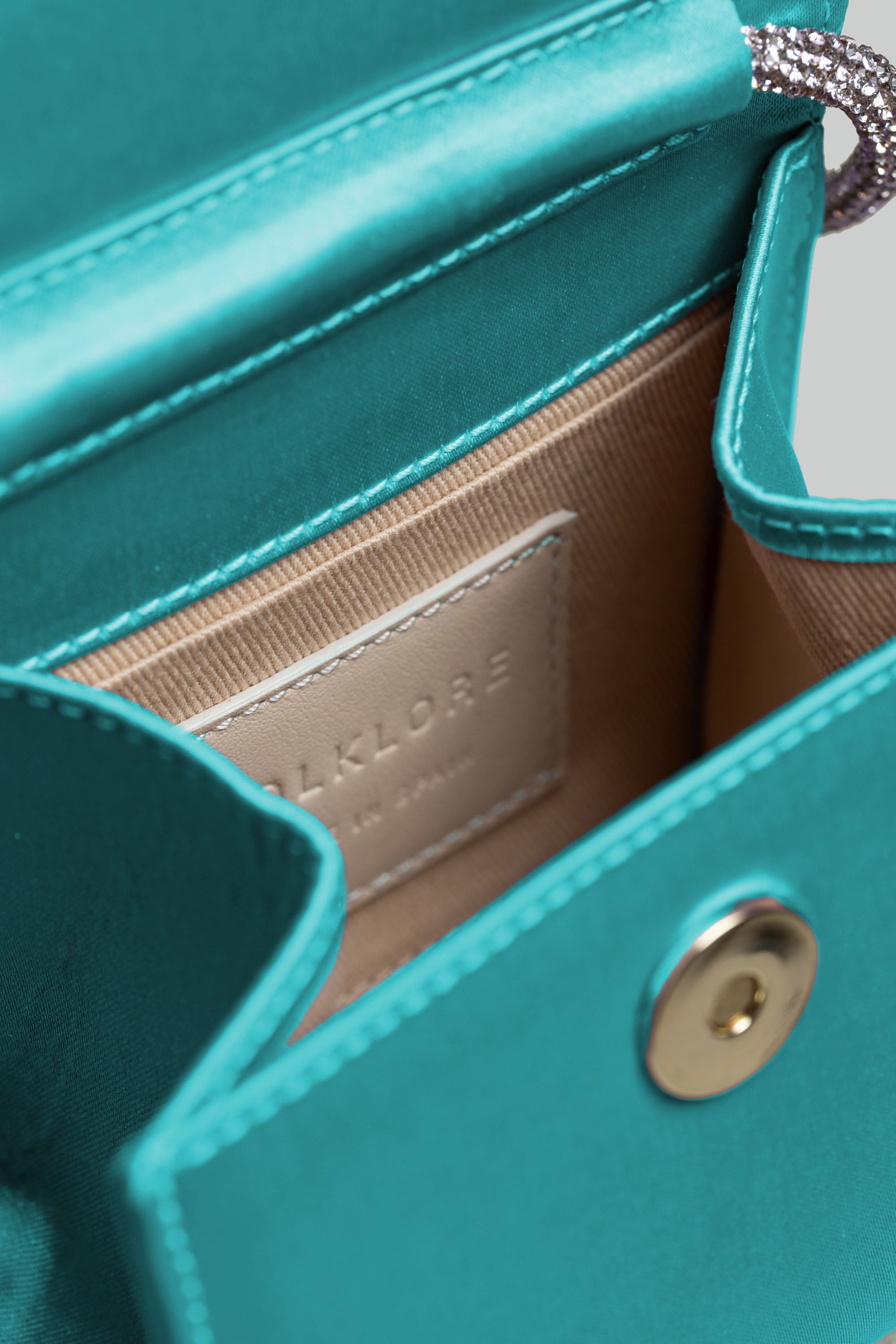 Elegant Mini Loop Crossbody Bag in Soft Satin - Perfect for Parties, Date Nights & Evening Events
