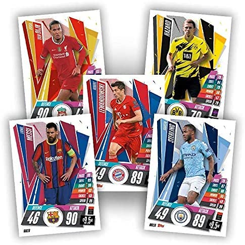 2020-21 UEFA Topps Match Attax Champions League Trading Cards - 30pk Retail Box (180 Cards Total) - Perfect for Soccer Fans & Collectors