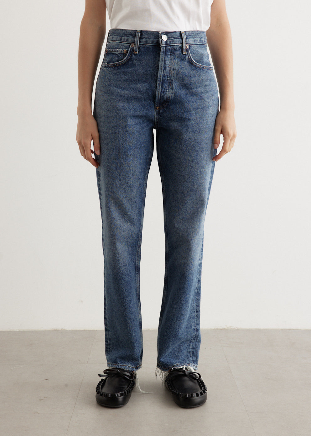 90s High Waist Pinched Waist Jeans for Women - Vintage Retro Denim Pants - Perfect for Casual Wear, Street Style & 90s Fashion Outfits