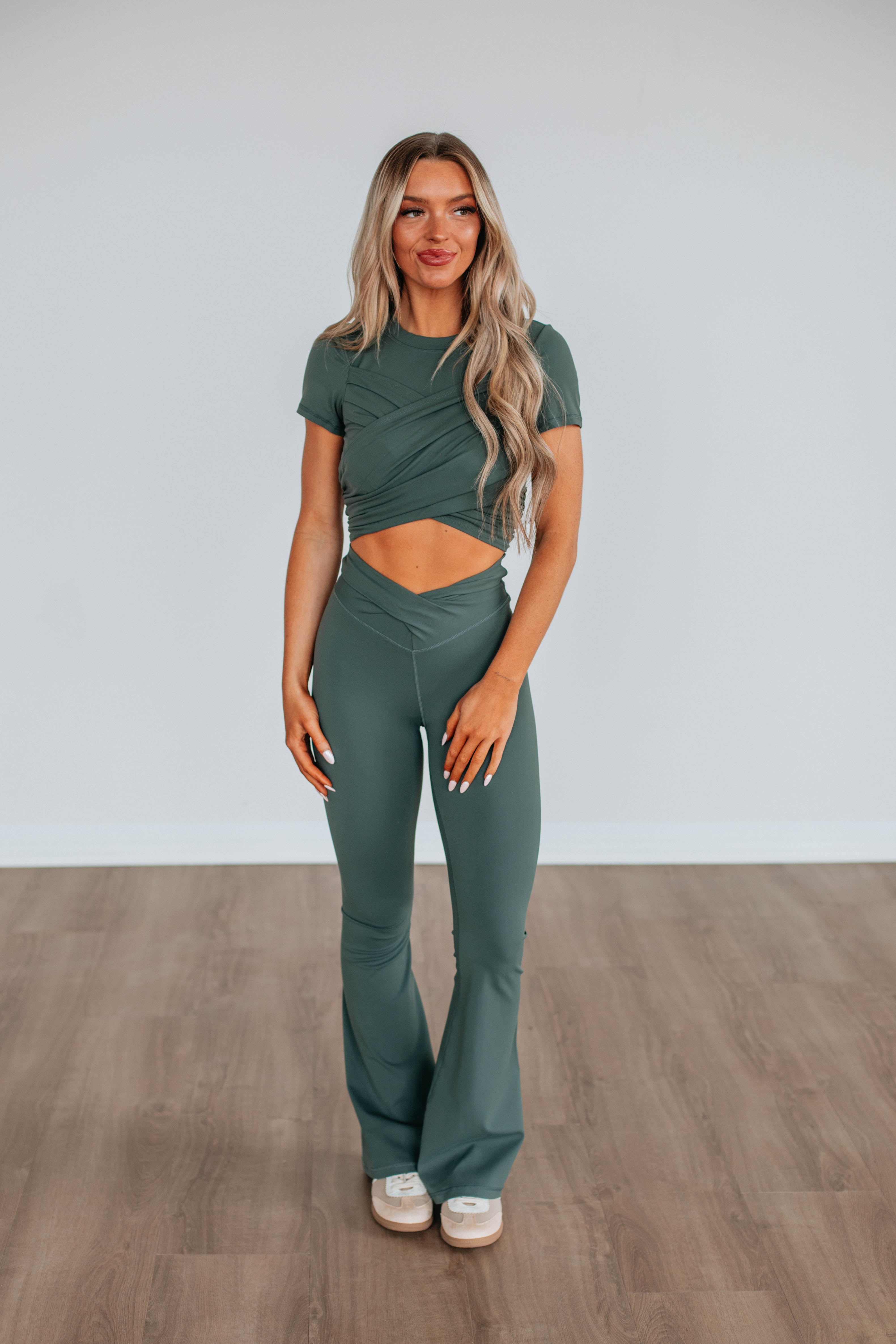 Alita Women's Twist Front T-Shirt - Soft Casual Short Sleeve Top for Everyday Wear | Perfect for Work, Dates & Weekend Outfits
