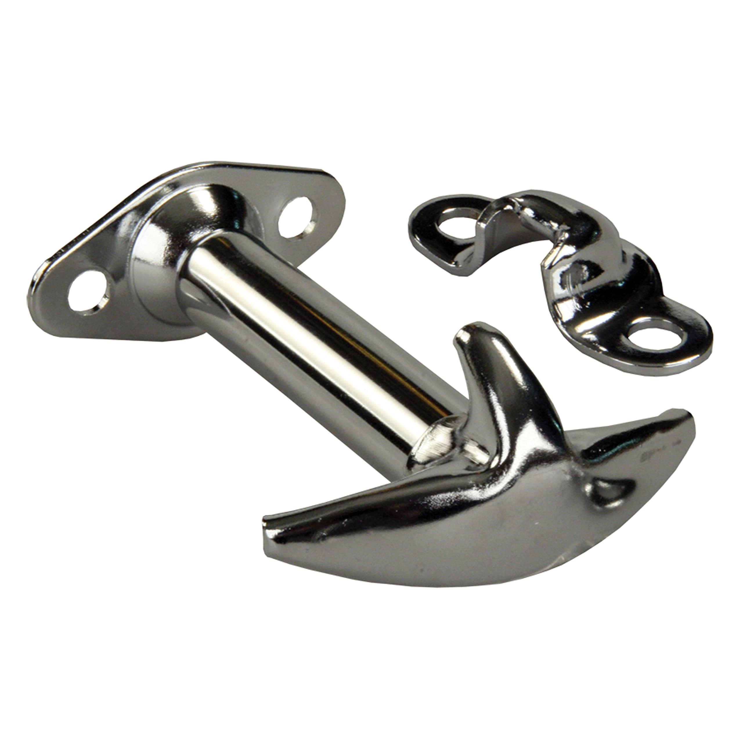 JR Products 10865 Chrome Hood Latch for Trucks & SUVs - Durable Automotive Hood Lock Replacement - Perfect for Off-Roading, Car Shows & Vehicle Maintenance