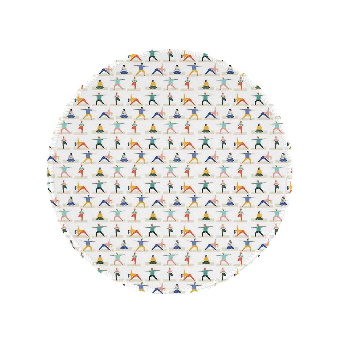 Non-Slip Round Mouse Pad for Laptop & Computer - 7.9 Inch Personalized Small Mousepad with Cartoon Character Designs for Women & Office Use - Perfect Gift for Gamers & Professionals