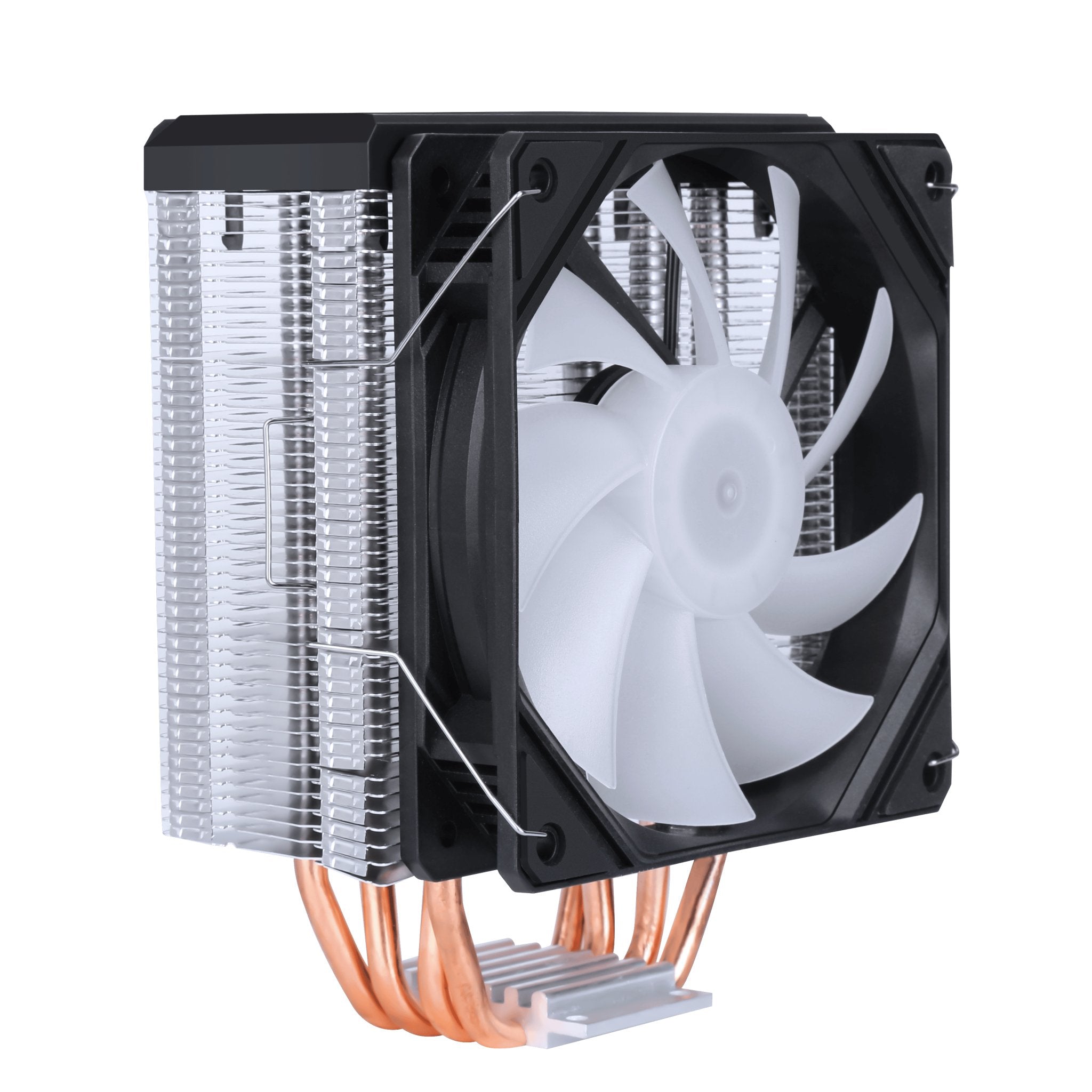 SAMA KA400D RGB CPU Air Cooler - Compatible with AMD AM2/AM2+/AM3/AM3+/AM4/AM4+/AM5 Sockets - High Performance PC Cooling for Gaming & Overclocking