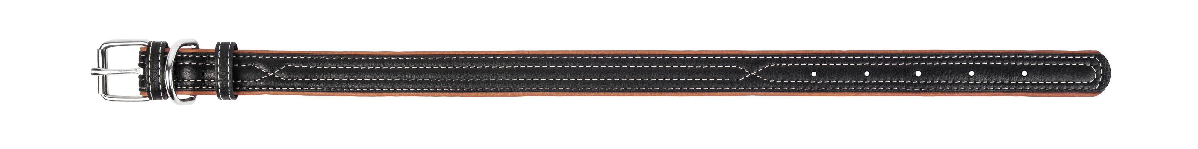 Premium Genuine Leather Dog Collar - Adjustable Black Pet Collar for Small Medium Large Dogs | Durable & Comfortable for Daily Walks, Training & Outdoor Adventures