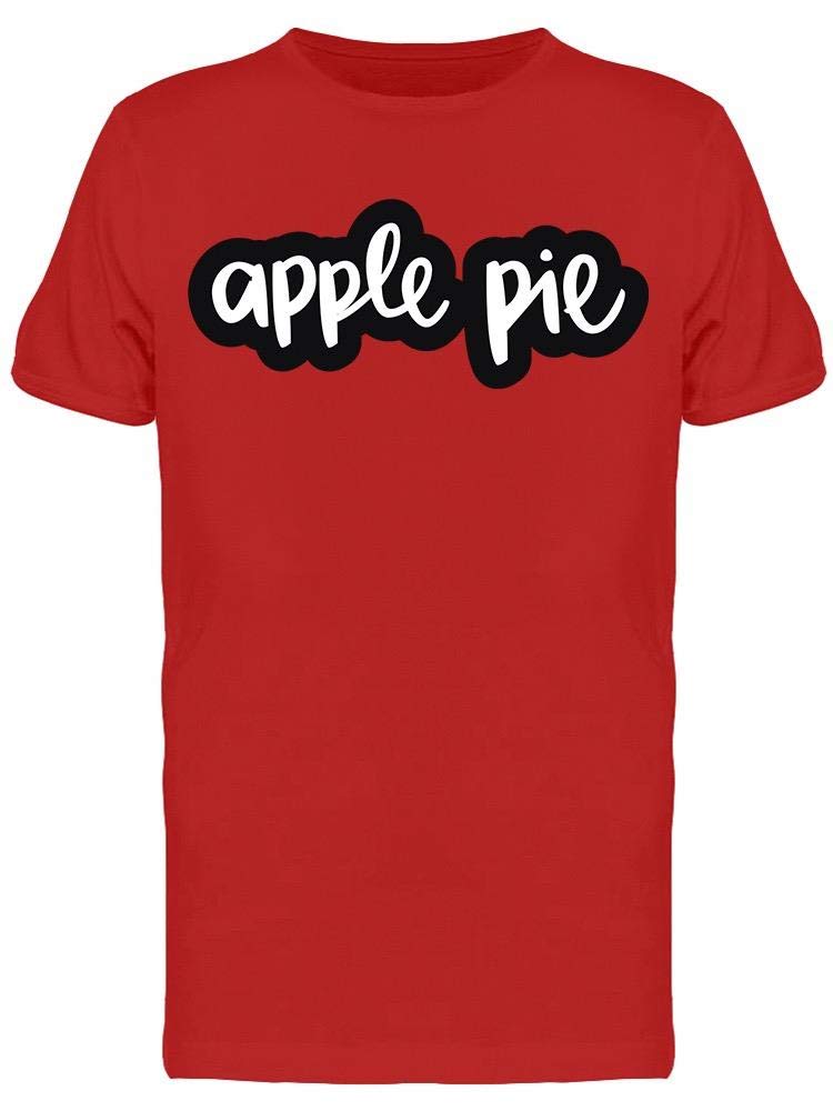 I Love Apple Pie T-Shirt for Men - Soft Cotton Graphic Tee - Casual Wear & Holiday Outfit