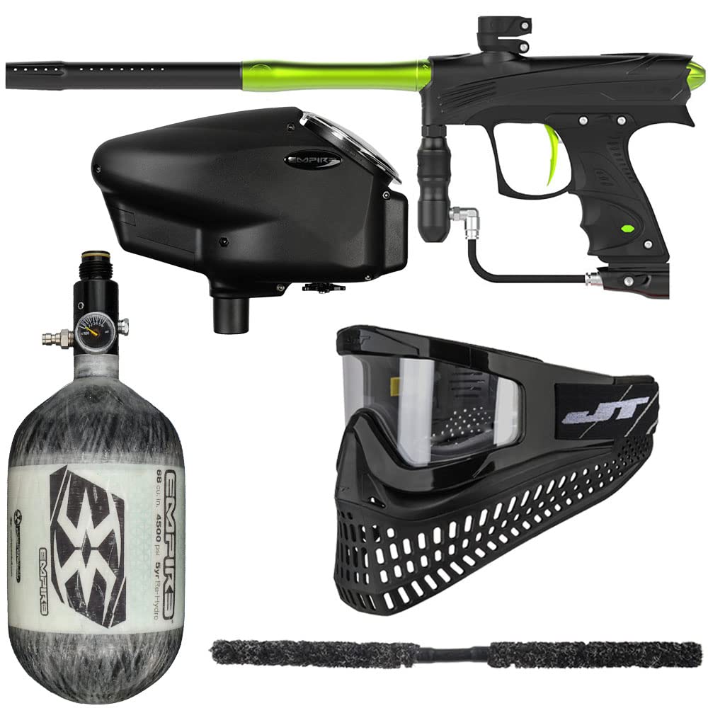 Action Village Dye Rize CZR Insane Paintball Gun Kit - Complete Package with Mask, Hopper & Barrel Cover for Outdoor Sports & Competitive Play