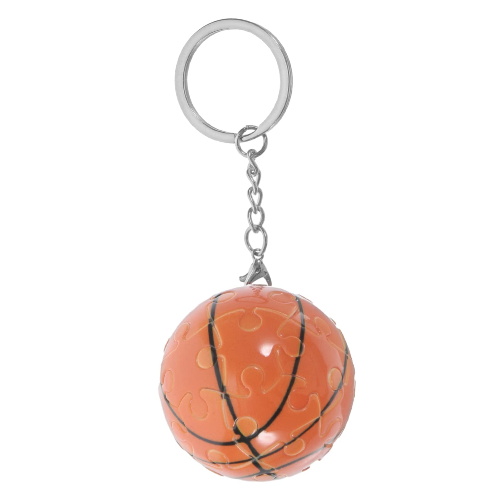 Mipcase 5-Piece Puzzle Design Keychain Set - Sports Ball Theme - High-Quality Craftsmanship - Perfect for Party Favors, Gifts & Collectibles - Great for Sports Fans, Team Events & Souvenirs