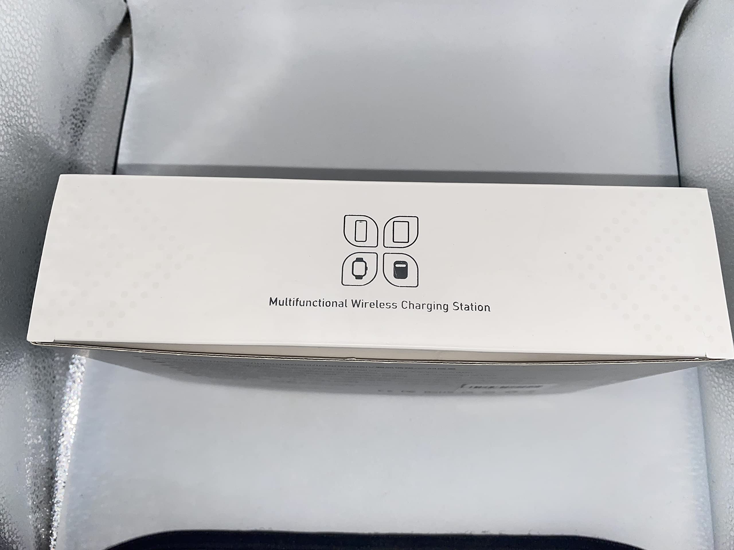 4-in-1 Fast Wireless Charging Station for iPhone 16/15/14/13/12/11, Apple Watch 10/9/8/7/6/5/SE/4/3 & AirPods 4/3/2/Pro - Qi Certified Multi-Device Charger Pad for Home, Office and Nightstand Use