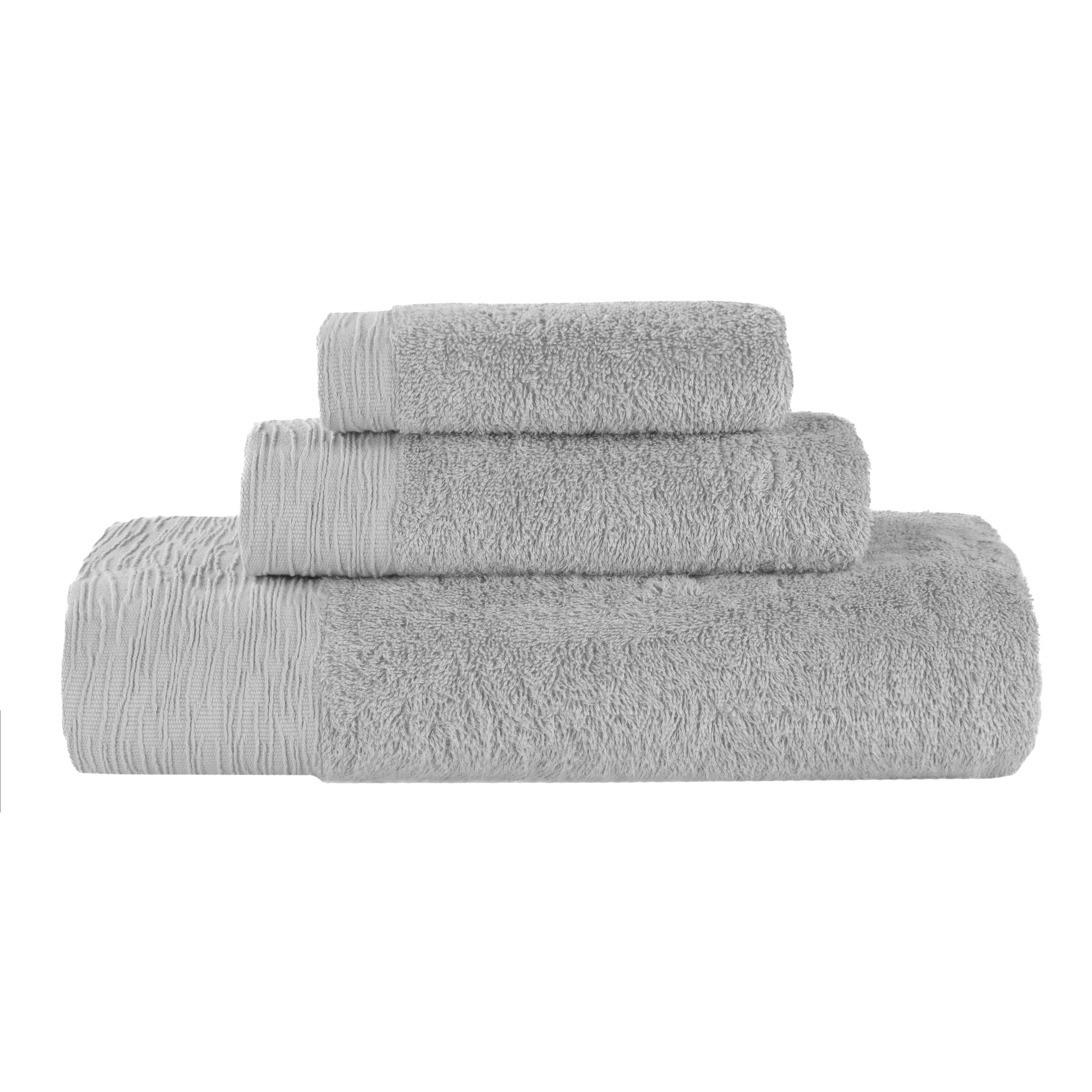 Rayon from Bamboo Eco-Friendly Soft 3-Piece Bath Towel Set - Ultra Absorbent & Hypoallergenic for Spa, Gym & Luxury Bathroom Use
