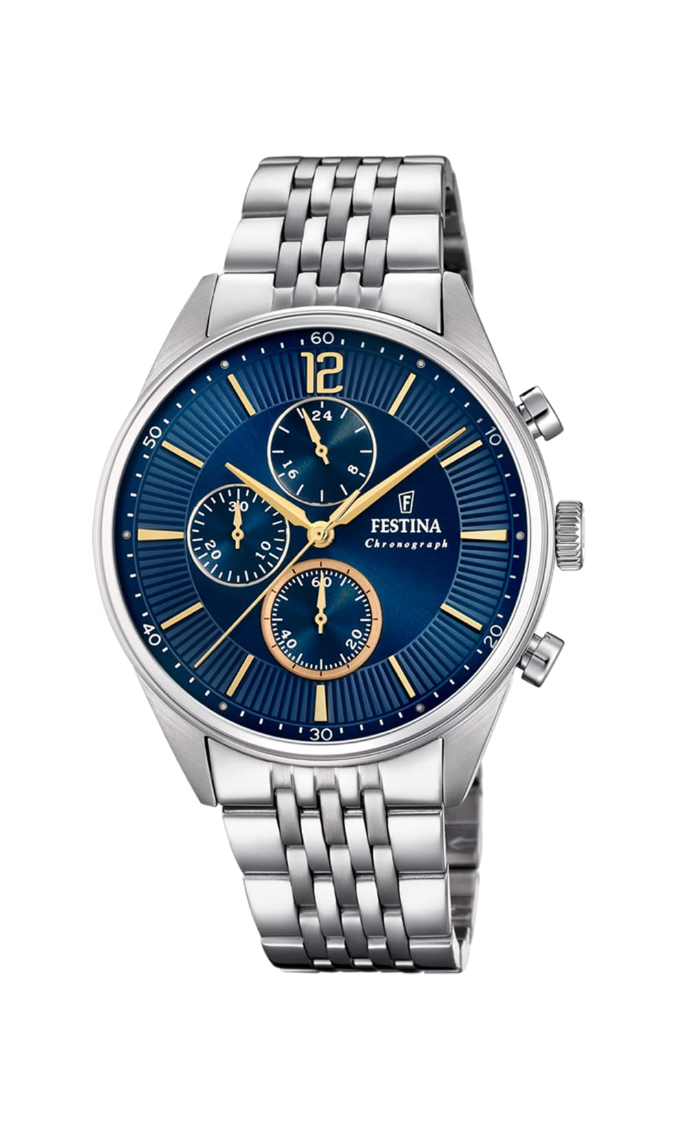Festina Men's Chronograph Watch - Stainless Steel Strap for Business & Casual Wear