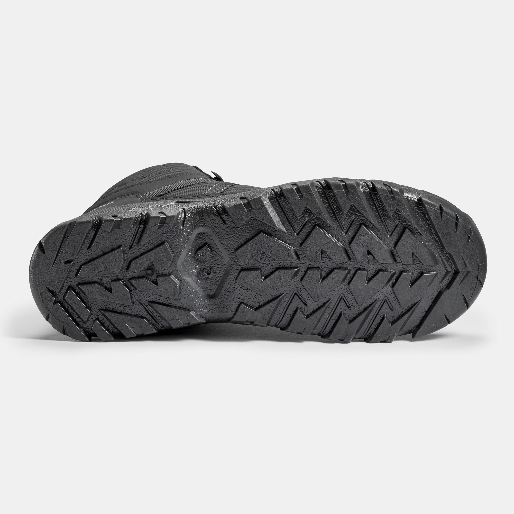 Quechua NH100 Men's Mid Hiking Boots - Waterproof Outdoor Trekking Shoes for Hiking, Camping & Mountain Adventures