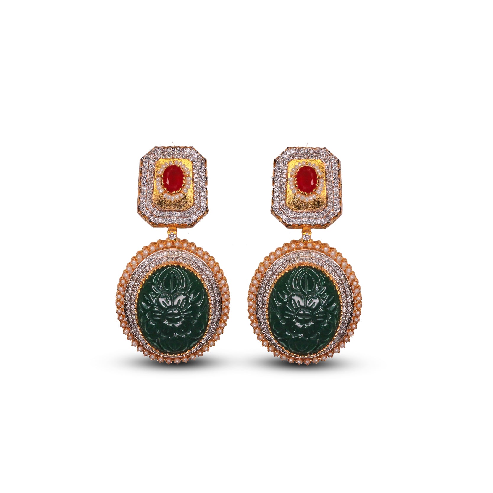 E1346 Elegant Dangle Earrings for Women - Hypoallergenic & Lightweight Fashion Jewelry - Perfect for Parties, Weddings & Daily Wear