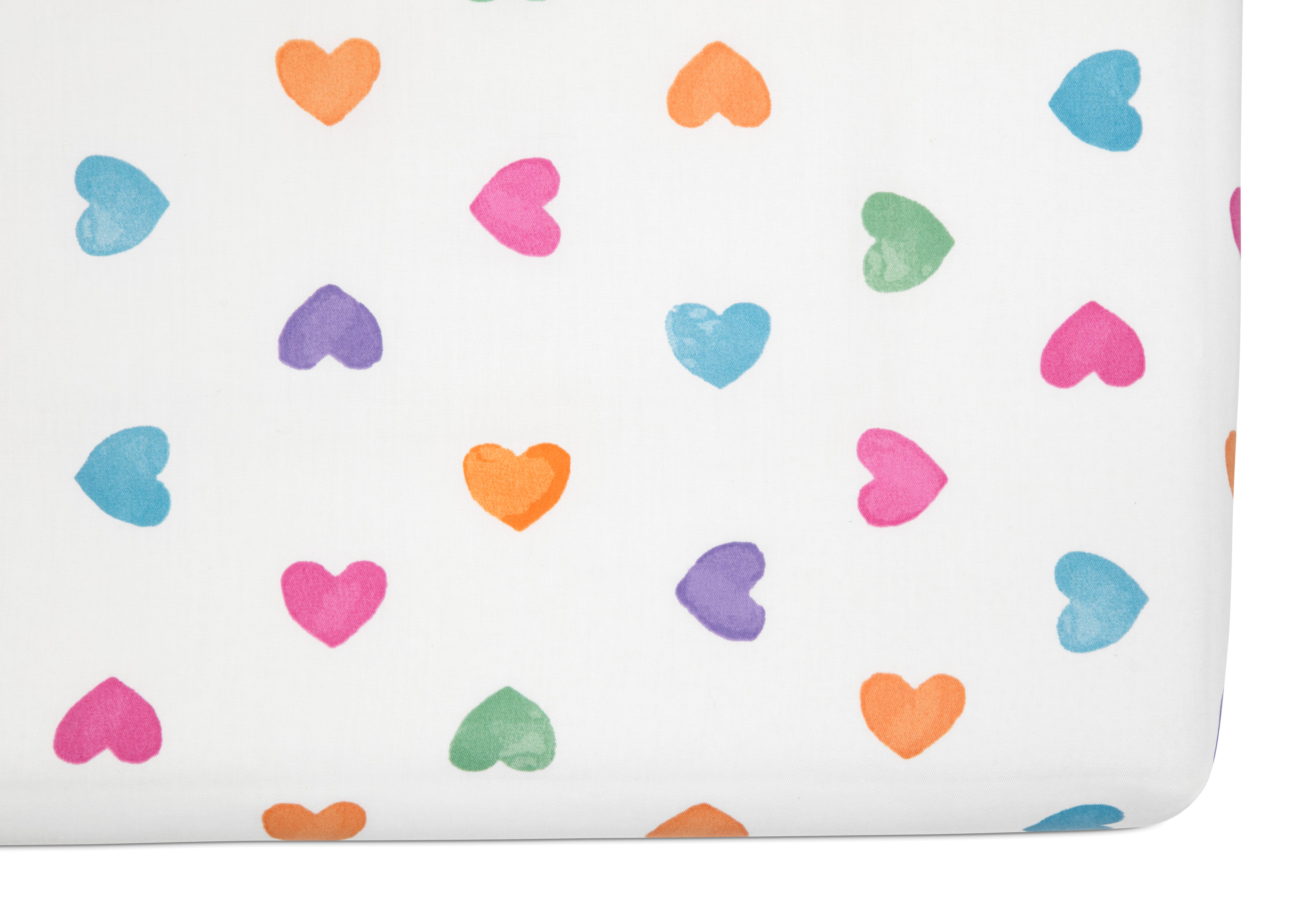 Hearts Printed 3-Piece Twin Sheet Set - Soft Bedding for Kids & Teens - Perfect for Valentine's Day, Dorm Rooms & Cozy Bedrooms