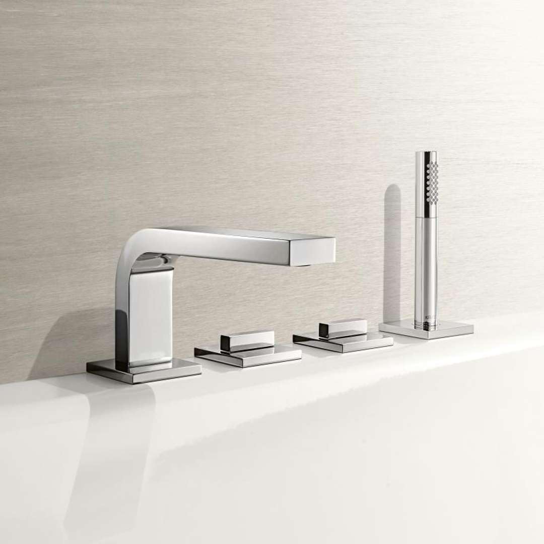 Edition 11 Bath Tub Mixer 51130010200 - Modern Chrome Faucet for Bathtub, Shower & Spa - Perfect for Bathroom Renovation & Luxury Home Upgrade