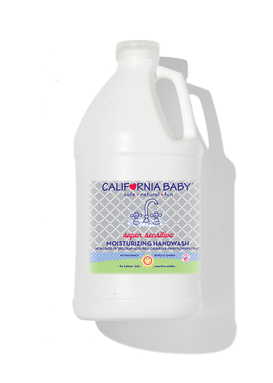 Fragrance-Free Super Sensitive™ Moisturizing Hand Soap - Half Gallon (64 oz) for Dry & Sensitive Skin - Gentle Hand Wash for Home, Kitchen, Hospital & Office Use
